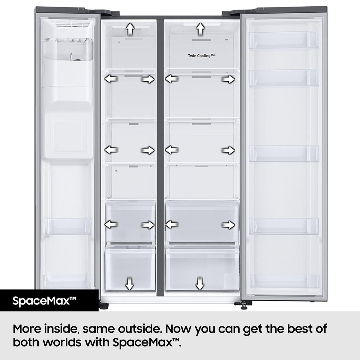 Space Max RS67A8811S9/EU Fridge Freezer