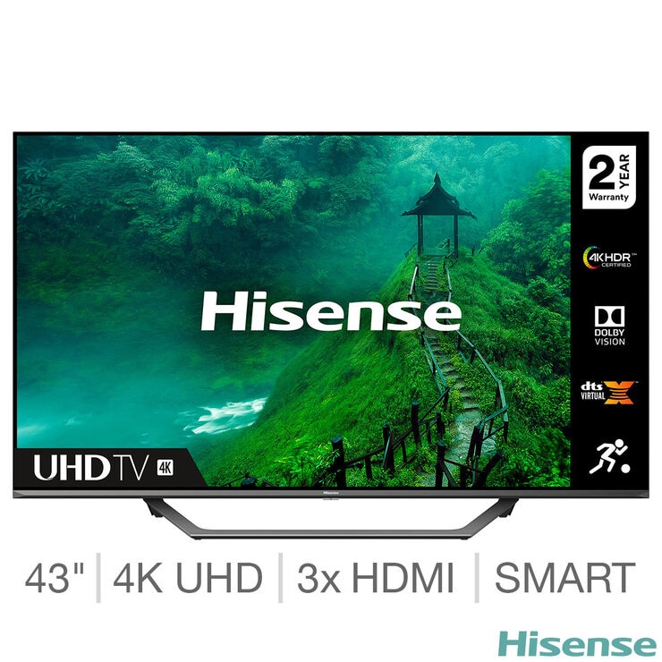 Hisense 43ae7400ftuk 43 Inch 4k Ultra Hd Smart Tv Costco Uk