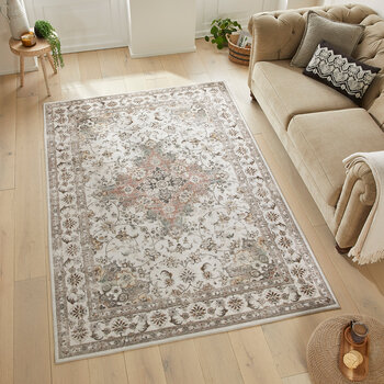 Concept Looms Liberty Neutral Washable Rug, in 3 Sizes