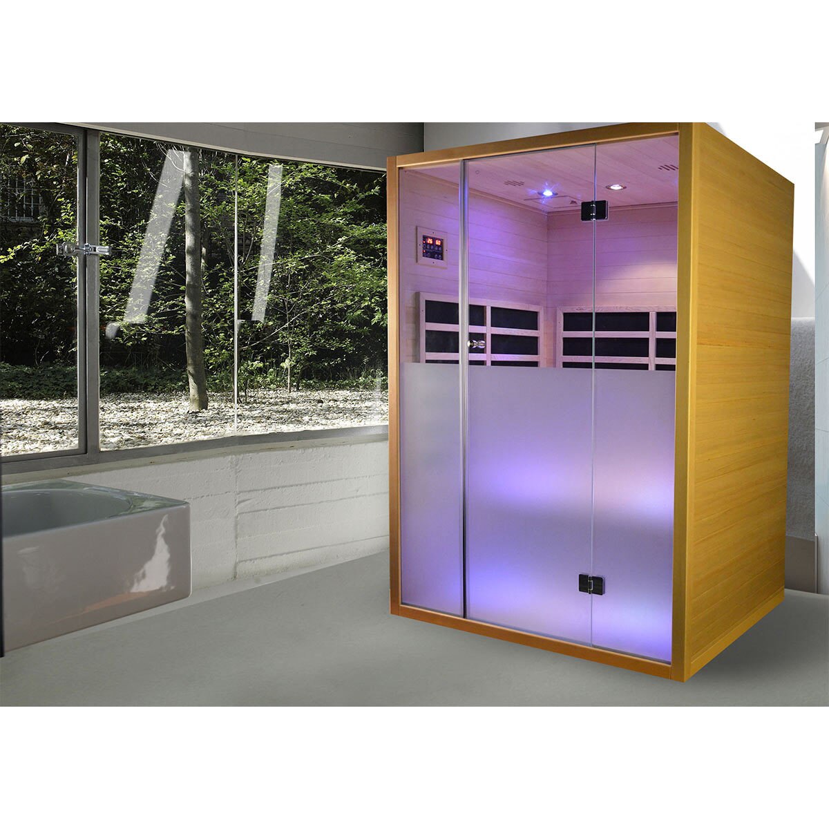 Superior Spas Calor 2 Person Infrared Indoor Sauna Delivered Only