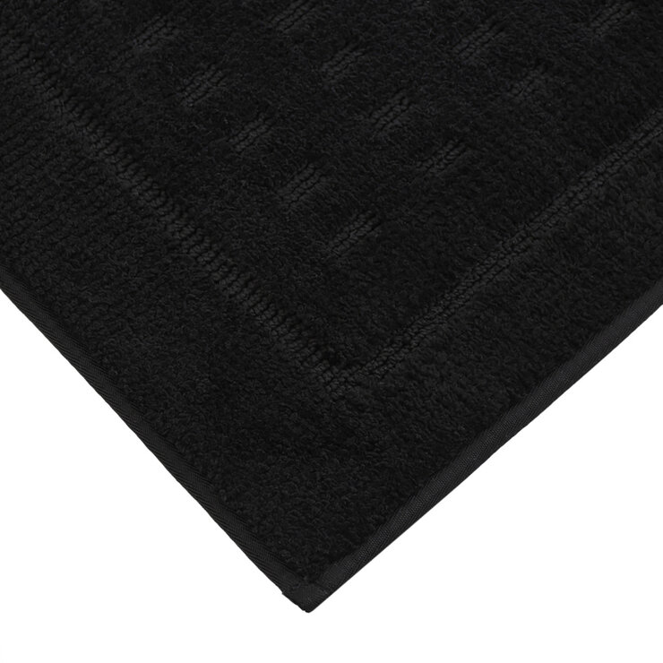 Whitley Willows Bath Mat in Black, 91 x 60 cm Whitley Willows Bath Mat in Black, 91 x 60 cm