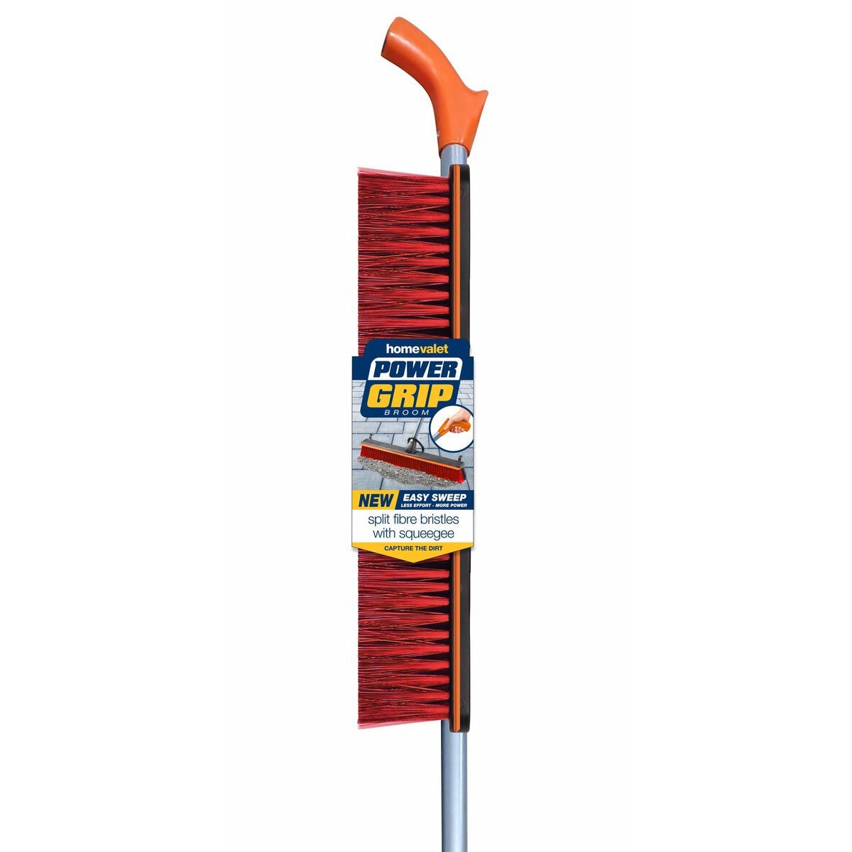 Cut out image of packaged broom on white background