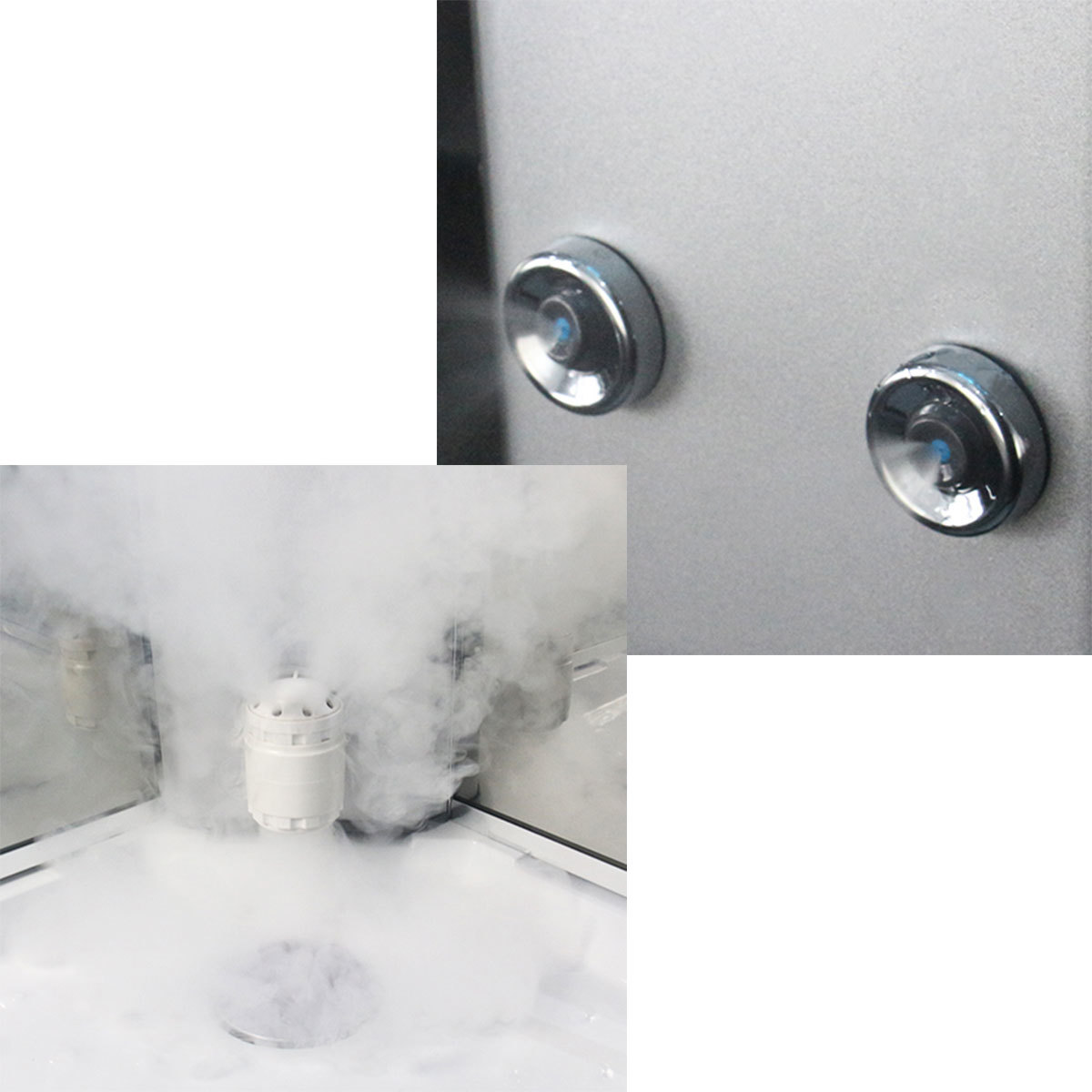 Lifestyle compiled image of shower features