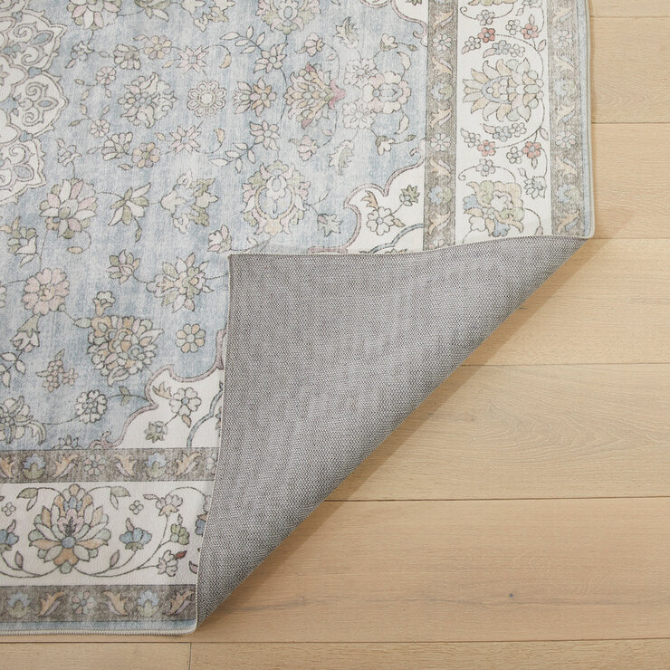 Concept Looms Liberty Blue Washable Rug, in 3 Sizes
