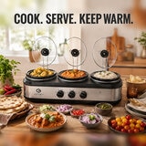 Lifestyle image SensioHome Triple Slow cooker Lifestyle image SensioHome Triple Slow cooker