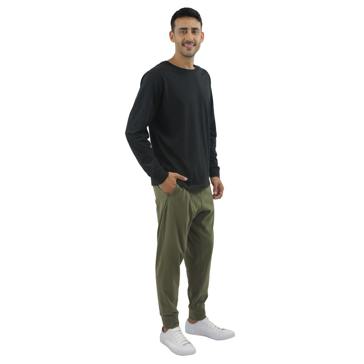 Jachs 2 Piece Lounge Set in Black, Extra Large