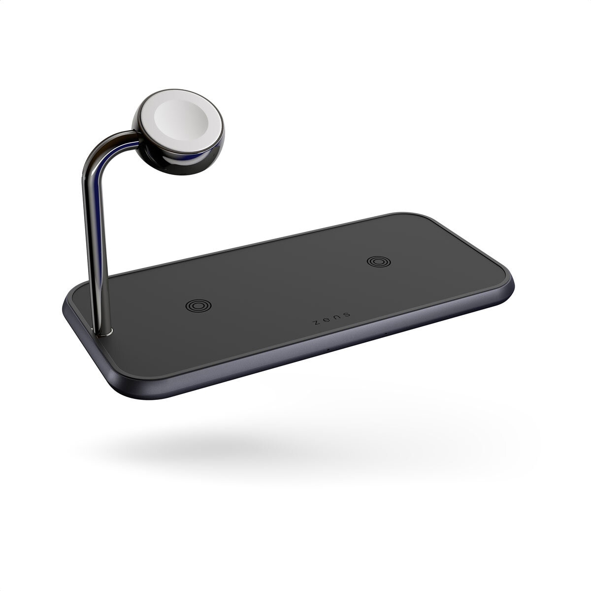 Black Zens Aluminium Dual Watch Wireless Charger