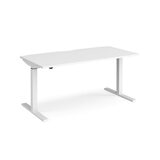 Elev8 Large Power Adjustable Height Desk, White