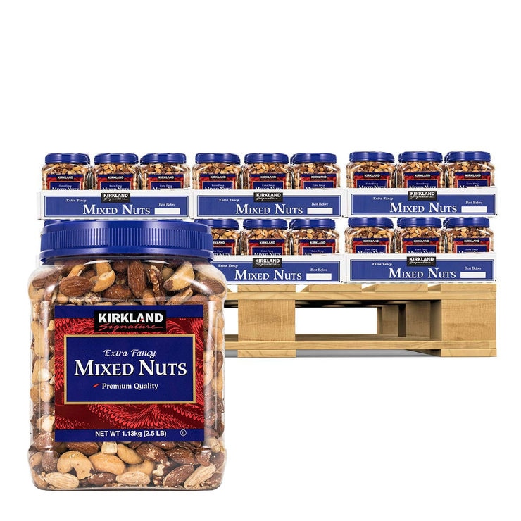 Kirkland Signature Extra Fancy Mixed Nuts, Half Pallet Deal (144 x 1
