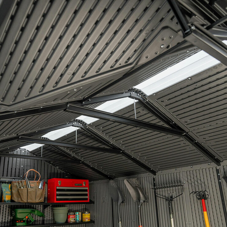 Lifetime 19ft x 7ft (5.7 x 2.1m) Outdoor Storage Shed - Model 60522