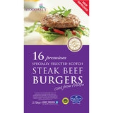 Stoddart's Scotch Steak Beef Burgers, 16 x 170g