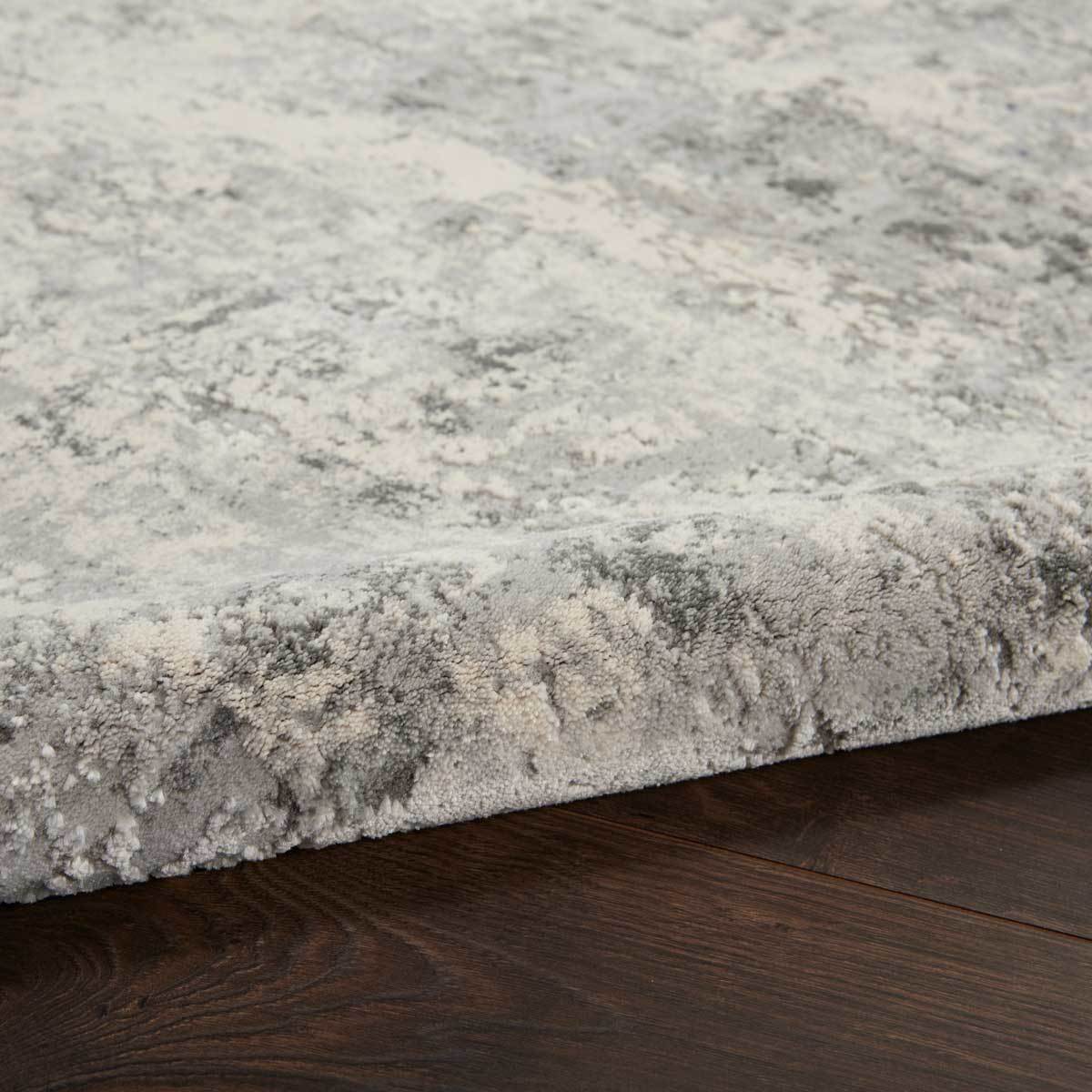 Rustic Textures Mottled Grey Rug, 160 x 221 cm