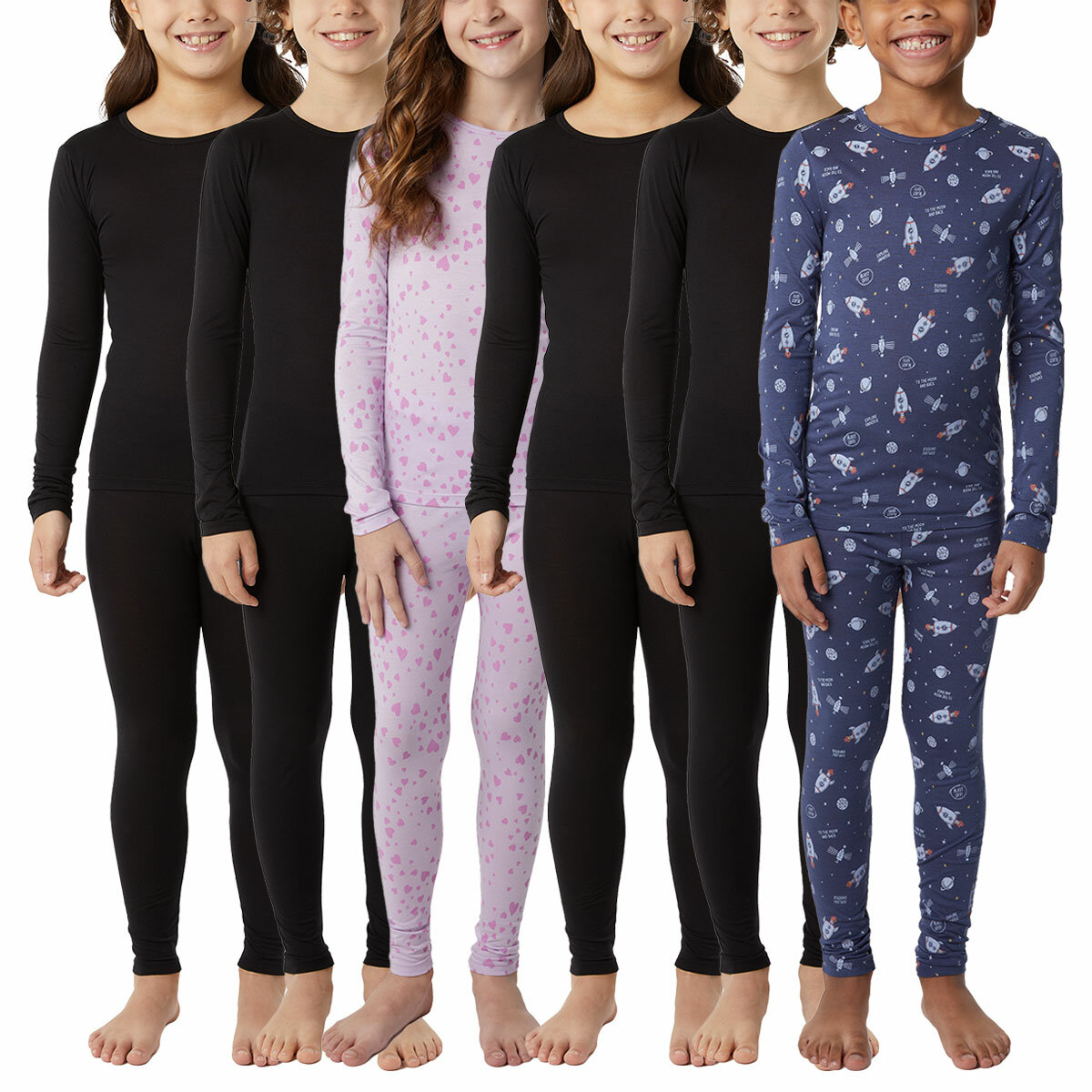 32 Degrees Heat Kids Baselayer Set, 4 Pack 32 Degrees Heat Kids Baselayer Set, 4 Pack