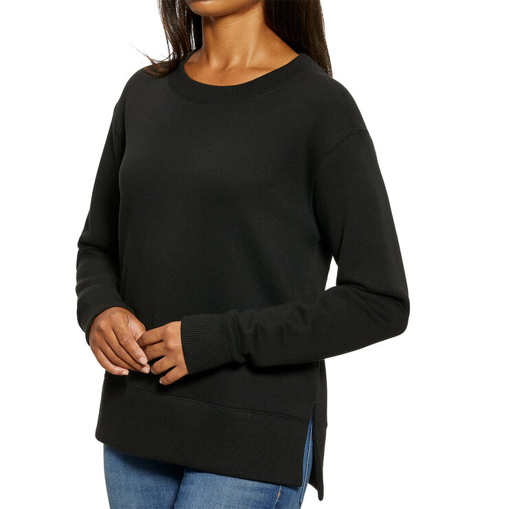 Kirkland Signature Women's Crewneck Sweatshirt in Black | Costco UK