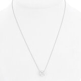 1.00ctw Marquise & Princess Cut Diamond Pendant, 18ct White Gold