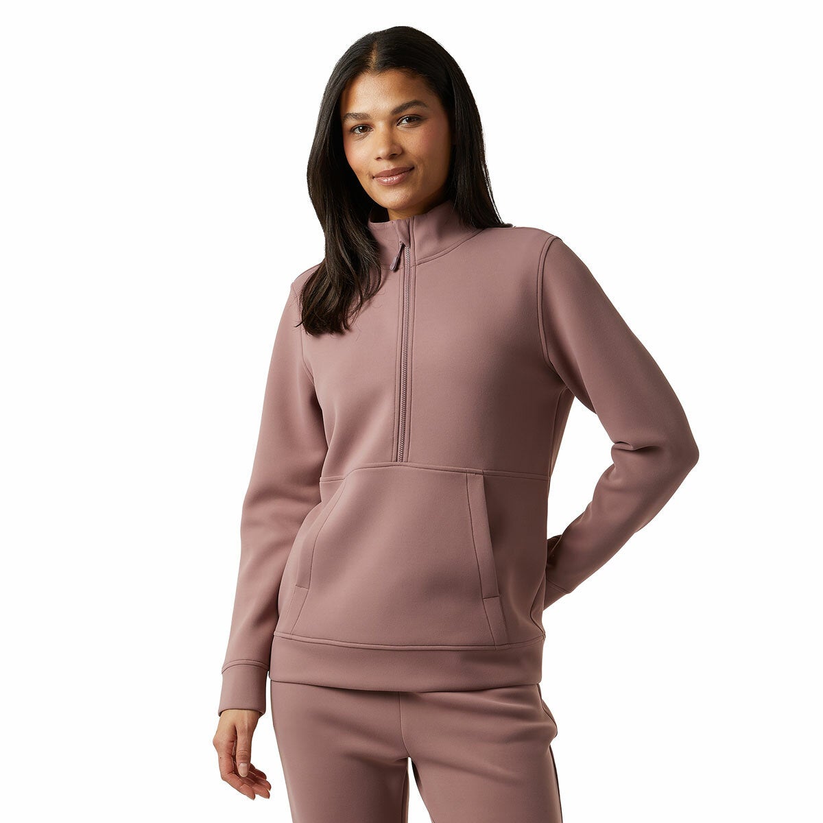 32 Degrees Ladies Sueded 1/2 Zip Top 32 Degrees Ladies Sueded 1/2 Zip Top
