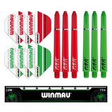 Winmau Blade 6 Dartboard with Darts & Oche Line