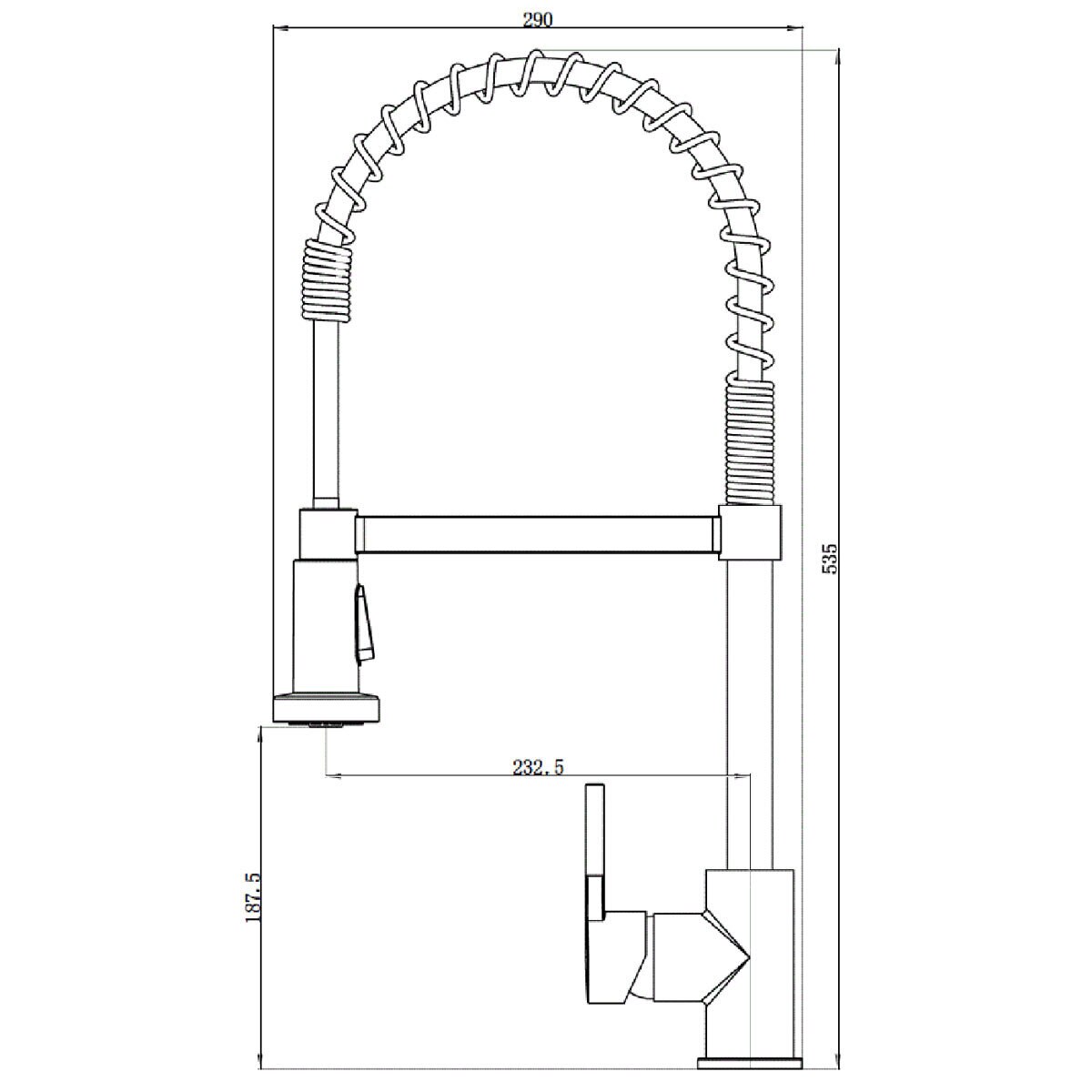 dimensions of slinky tap