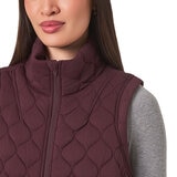 Kirkland Signature Women's Quilted Vest in Maroon