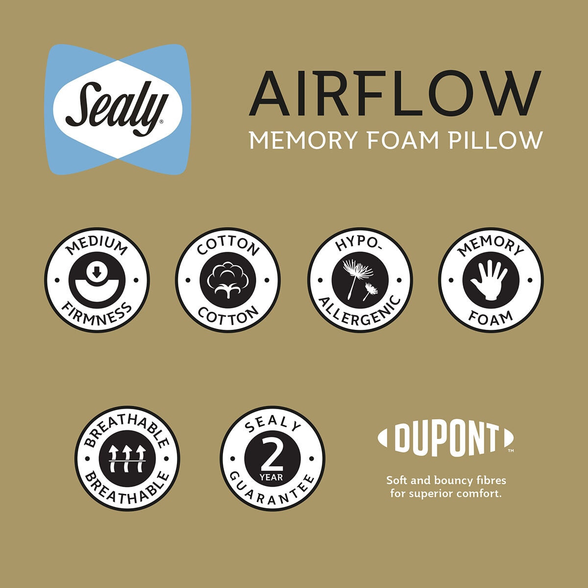 Sealy elite airflow deals cooling pillow