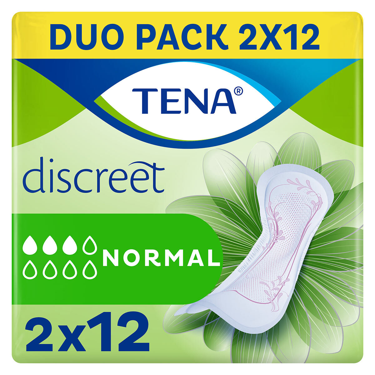 Tena Lady Discreet Normal, 2 x 24 Pack