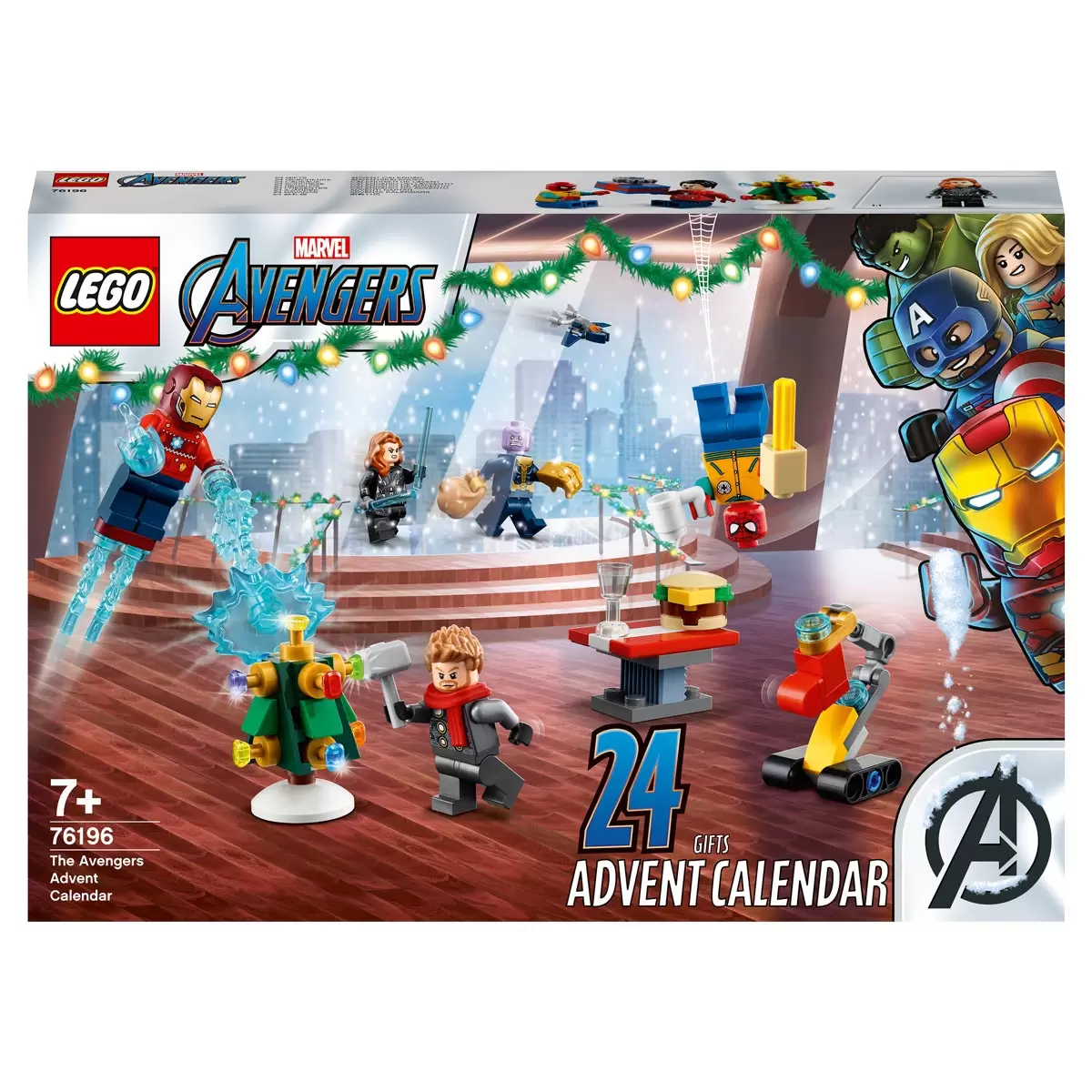 LEGO Marvel Avengers Advent Calendar Model 76196 7 Ye