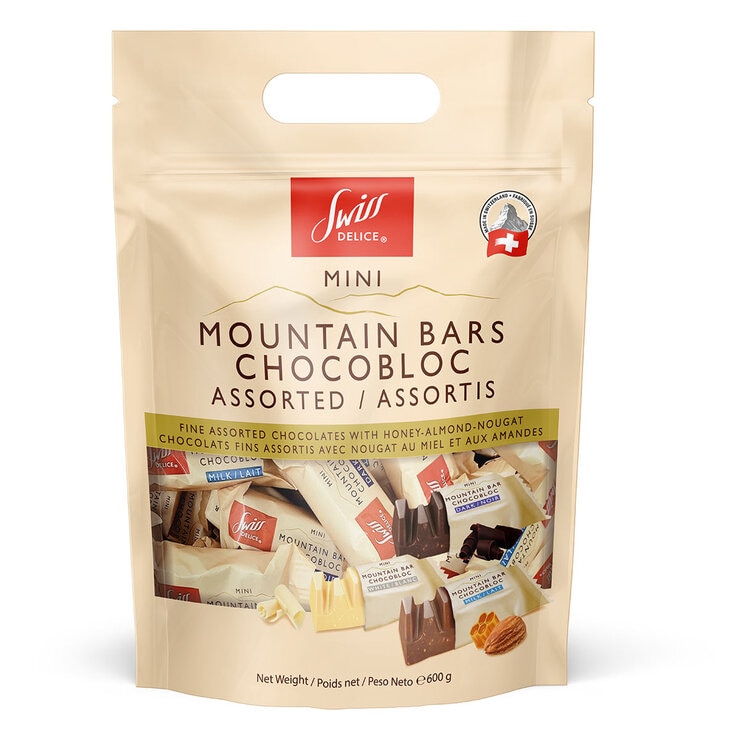 Swiss Delice Mini Mountain Bars, 600g Swiss Delice Mini Mountain Bars, 600g