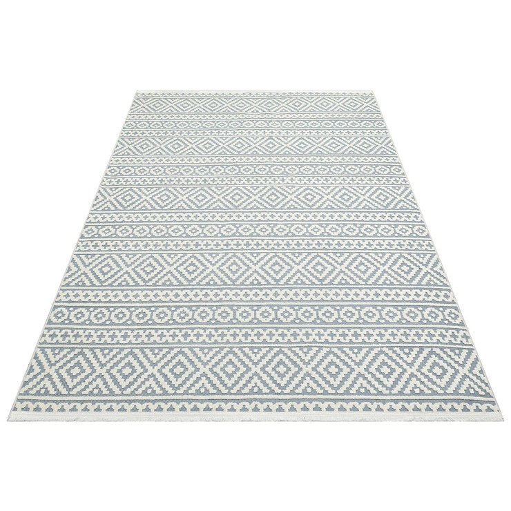 Concept Looms Jazz Blue Indoor Outdoor Rug, in 2 Sizes