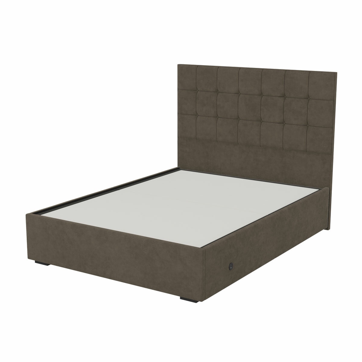 Highgrove Kavalan Brown Fabric Full Ottoman Bed Frame in 3 Sizes Highgrove Kavalan Brown Fabric Full Ottoman Bed Frame in 3 Sizes