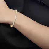 Yellow Gold 5ctw Tennis Bracelet