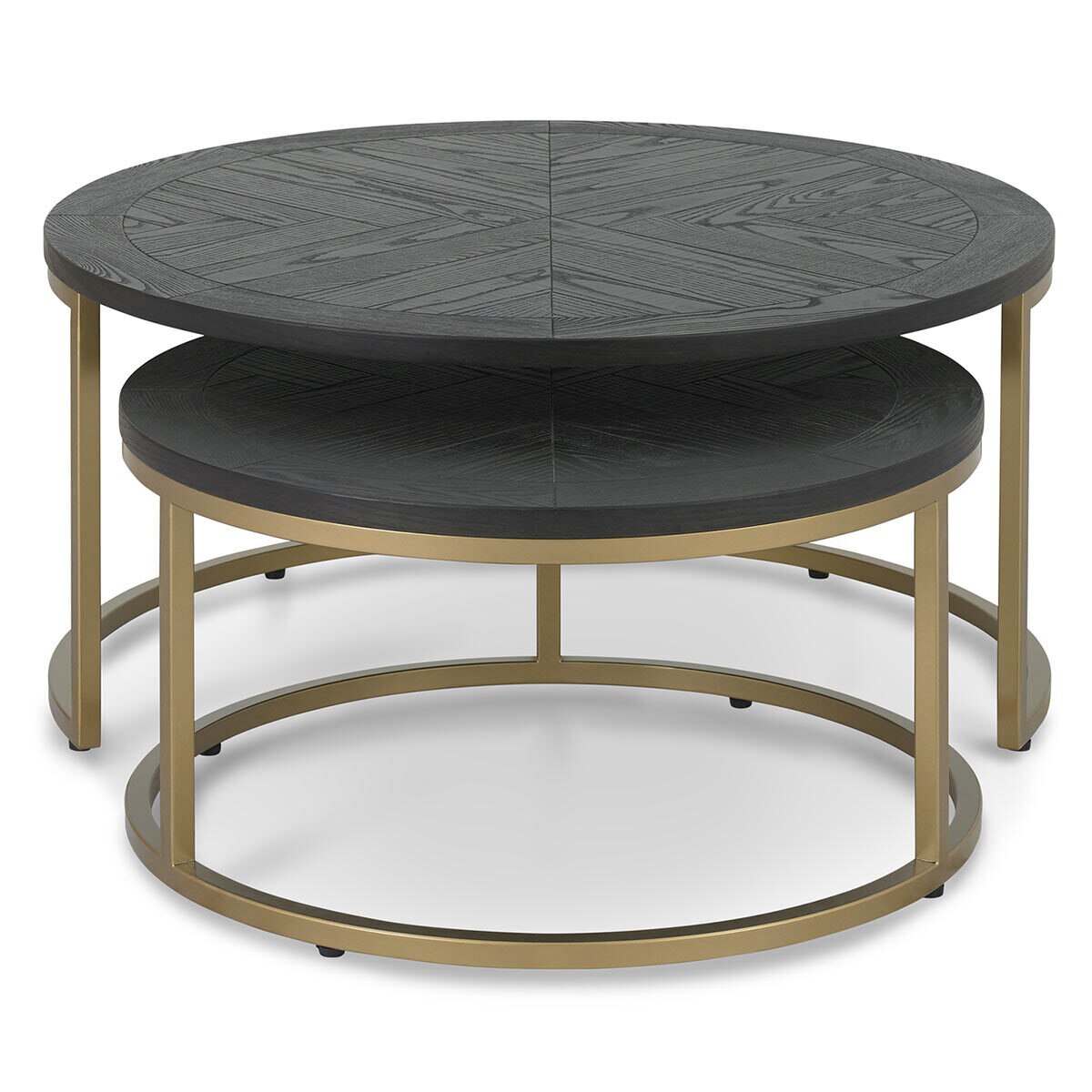 Bentley Designs Rio Peppercorn Ash Nest of Coffee Tables Costco UK