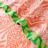 Oversized 100% Cotton Coral Leopard Beach Towel Oversized 100% Cotton Coral Leopard Beach Towel