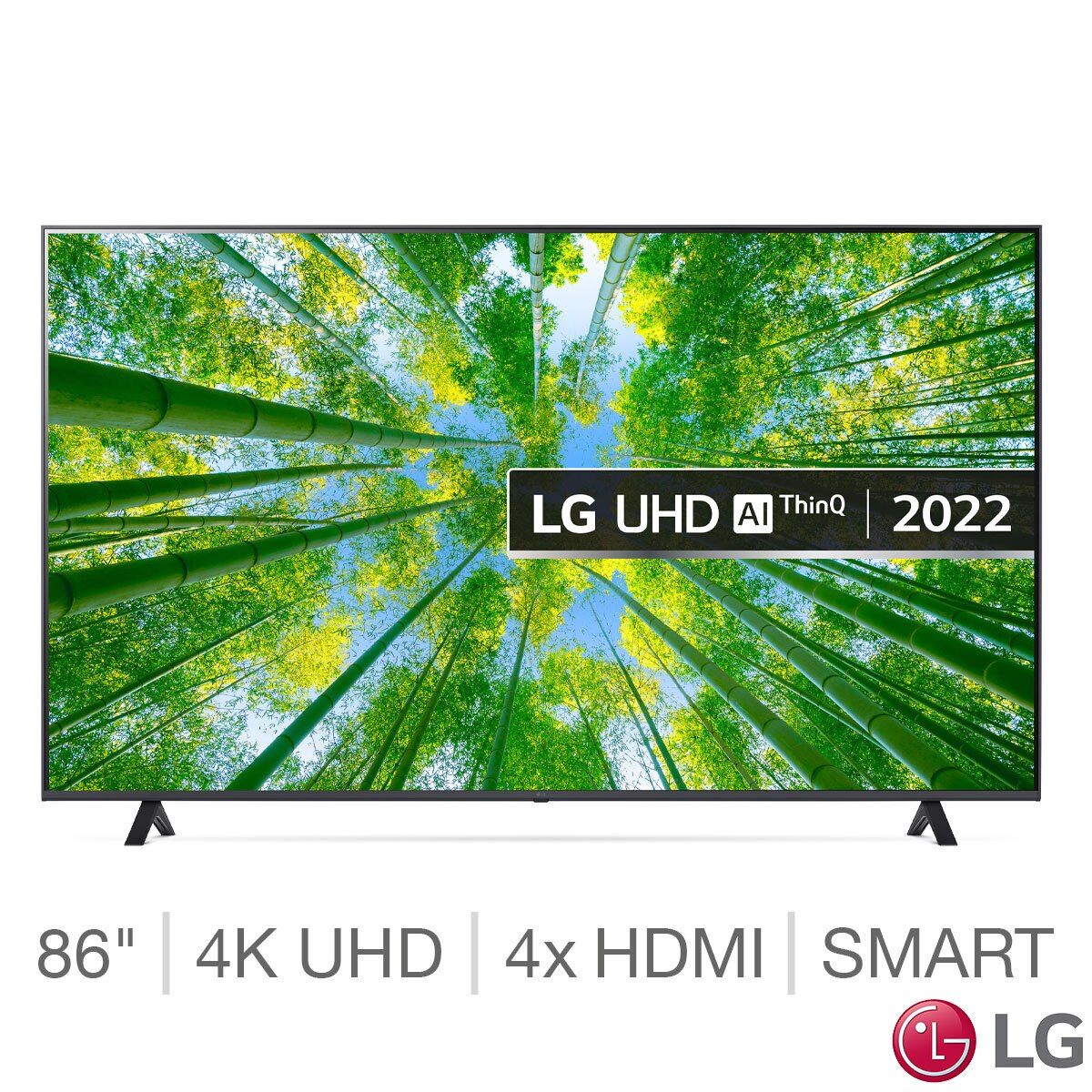 LG 86UQ80006LB 86 Inch 4K Ultra HD Smart TV Costco UK