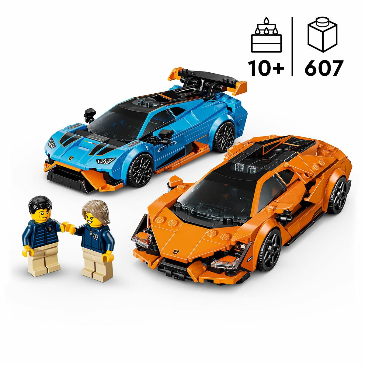 LEGO Speed Champions Lamborghini Revuelto & Huracán STO - Model 77238 (10+ Years)