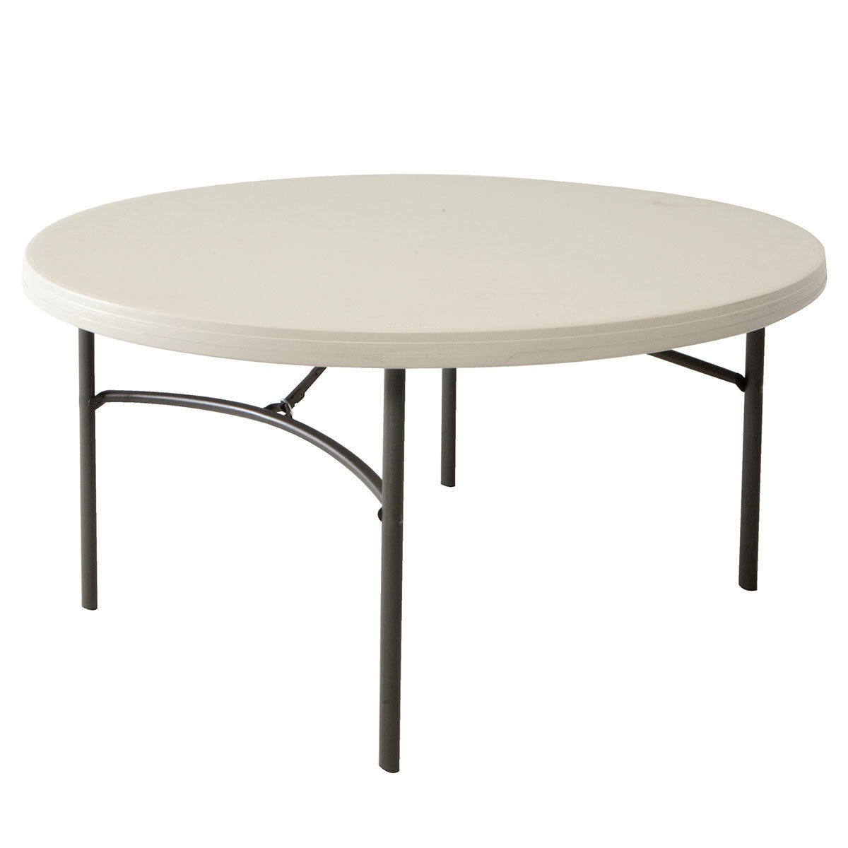 Lifetime 60" (5ft) Round Table - 15 Pack, with 1 Table Trolley