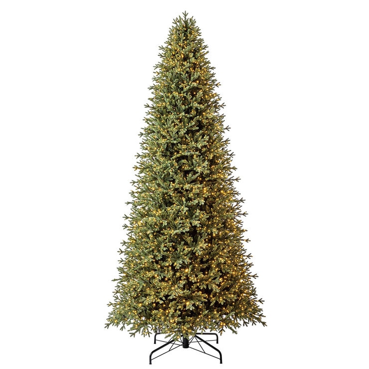12ft (3.7m) Pre-Lit Aspen Artificial Christmas Tree With 4,430 Colour-Changing Radiant Micro Twinkle LED Lights
