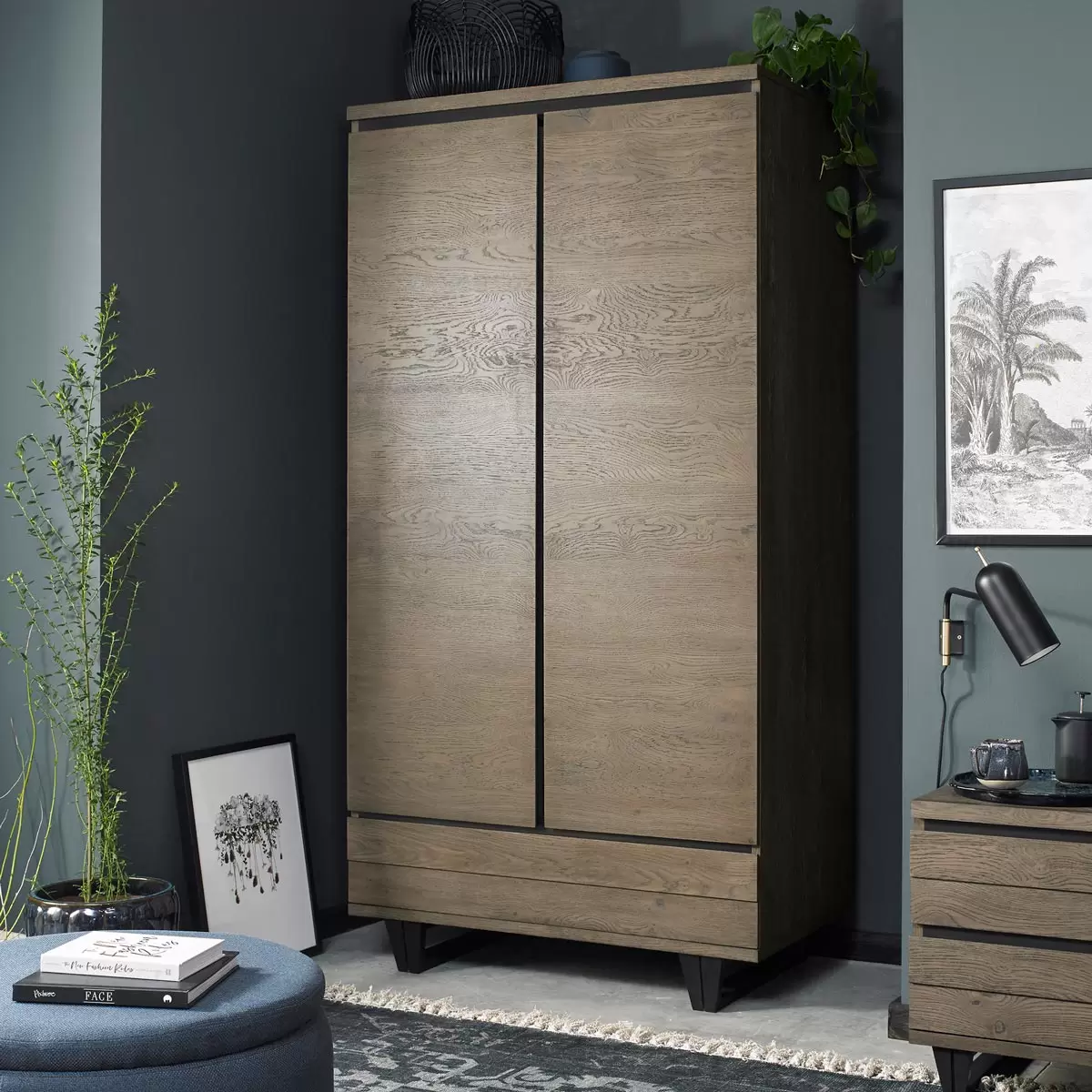 Bentley Designs Tivoli Weathered Oak Double Wardrobe Co