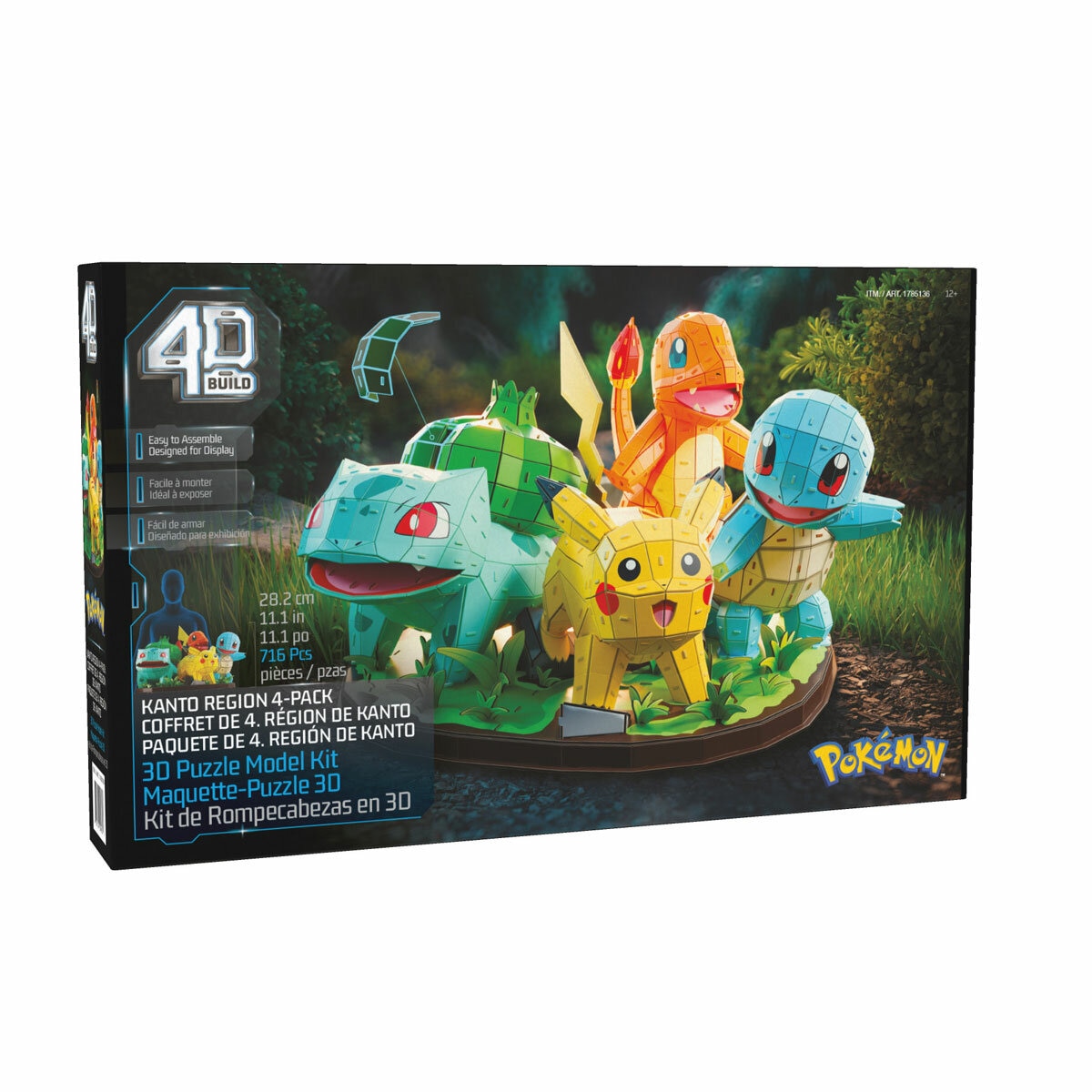 4D Puzzle Assortment - Pokemon 3D Puzzle Kit (12+ Years)