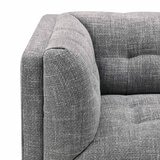 Isla Grey Fabric Armchair