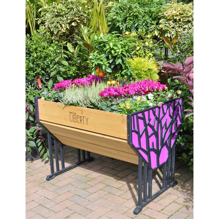 VegTrug 2 x 1m Liberty Planter + 1m Planter Extension Pack + Aluminium Corner Table Costco UK
