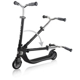 Globber Flow Foldable 125 Scooter in Black/Grey (6+ Years)