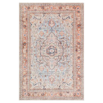 Heritage Sky Terra Bordered Rug in 3 Sizes