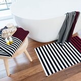 Bedeck coastal navy bath towel