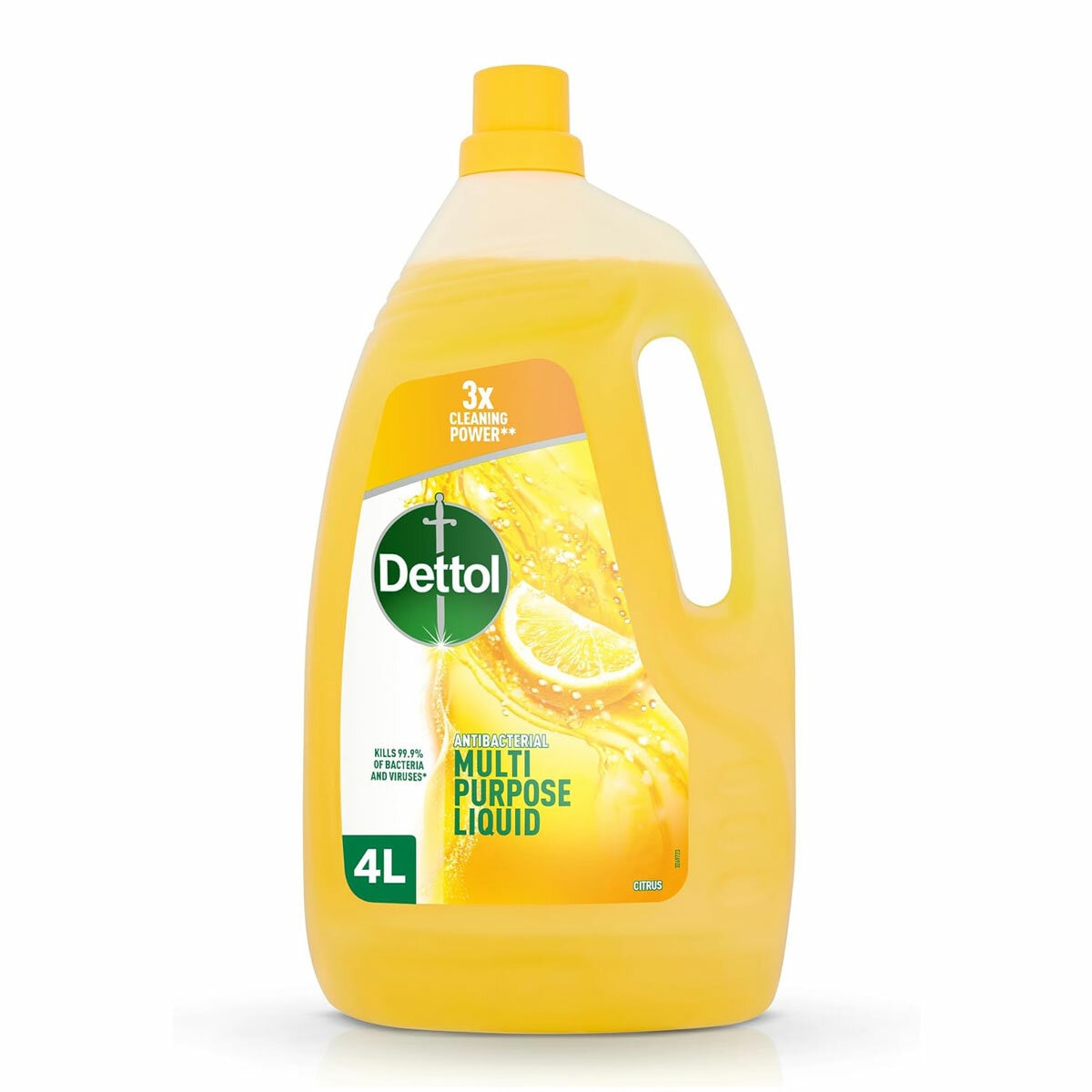 Dettol Antibacterial Multipurpose Citrus Cleaner, 4L