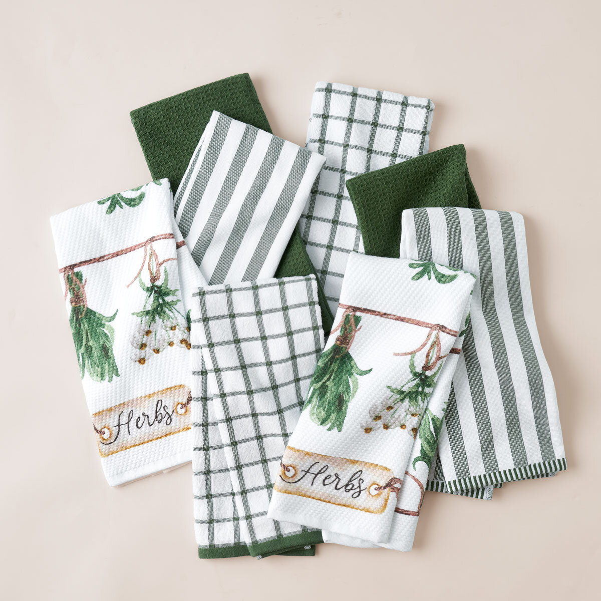 Caro Home Kitchen Towels 8 Pack, in 3 designs