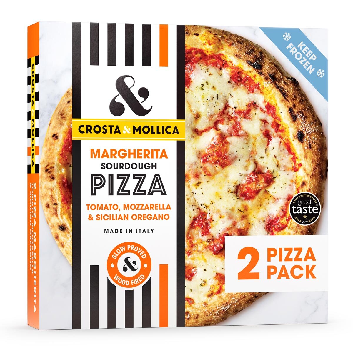 Pack of Crosta & Mollica Margherita Pizza