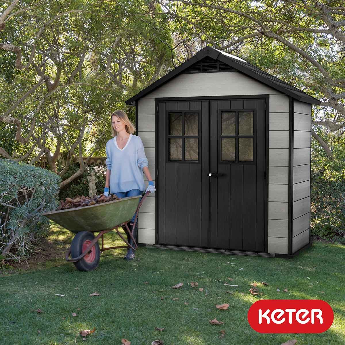 Keter Oakland 7ft 5" x 3ft 3" (2.2 x 1.2m) Storage Shed
