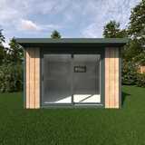 Installed Green Retreats Basebox Garden Room 3.6m x 3.6m
