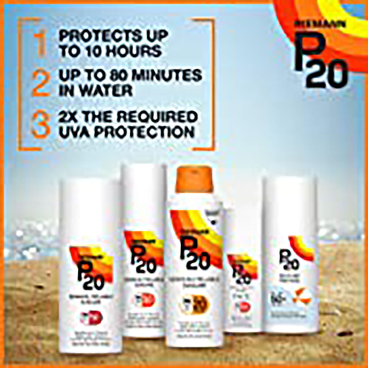 Riemann P20 SPF50 Sun Protection Lotion, 200ml