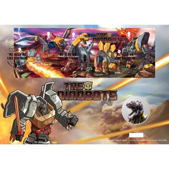 Transformers Dinobots Royal Mail® Medal Cover